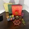 Diwali Gift Hamper Indian Festival Gift Box with Clay Diya Shadow Laxmi Candle Holder Rangoli Shubh Labh Hanger Navratri Hampers for Employees Friends Family Relatives - Return Gifts Items